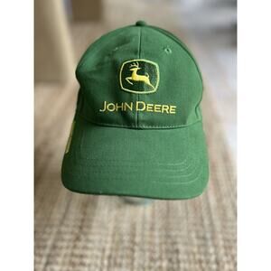 John Deere Green Hat with Adjustable Strap Hunting Camping Farm Work Outdoors